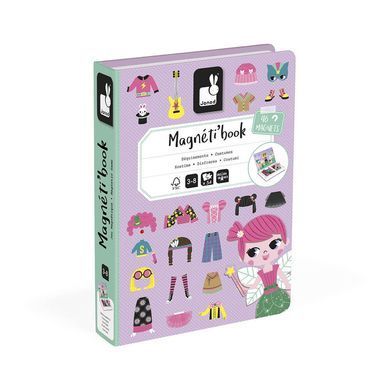 Магнітна книга Janod Вбрання для дівчинки 46 ел. J02718 фото