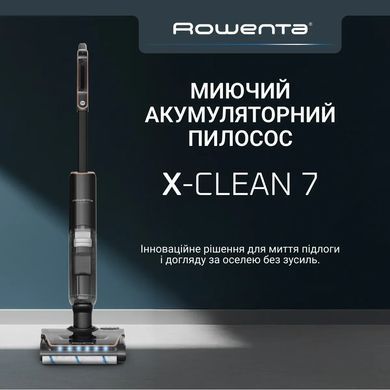 Rowenta Cordless VC Rowenta X-Clean 7, 250W, dust cont -0.5L, battery operation up to 50min, weihgt-4.2kg, НЕРА, black GZ5736E0 фото