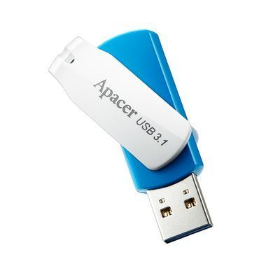 Apacer AH357[Накопичувач 32GB USB 3.1 Type-A AH357 Blue/White] AP32GAH357U-1 фото