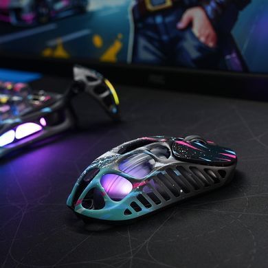 GravaStar Миша Mercury X Pro, 8K, BT/WL/USB-A, RGB, Neon Graffiti GS_X_PRO_CG_BLK фото