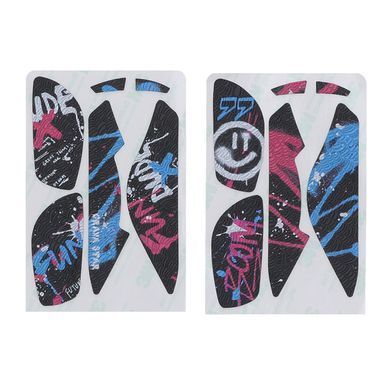 GravaStar Миша Mercury X Pro, 8K, BT/WL/USB-A, RGB, Neon Graffiti GS_X_PRO_CG_BLK фото