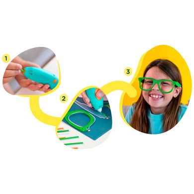 3D-ручка 3Doodler Start Plus для дитячої творчості базовий набір - КРЕАТИВ (72 стрижні) SPLUS фото