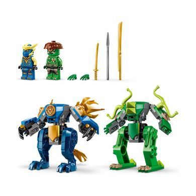 LEGO Конструктор LEGO Ninjago Битва робота дракона Джея 71853 фото