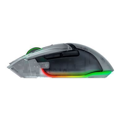 Razer Миша Basilisk V3 Pro 35K, RGB, USB-A/WL/BT, Phantom White Ed. RZ01-05240400-R3G1 фото