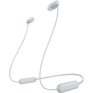 Наушники Sony WI-C100 In-ear IPX4 Wireless White WIC100W.CE7 фото