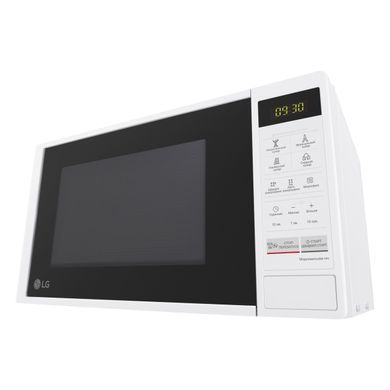 Мікрохвильова піч LG, 20л, електрон. керування, 700Вт, дисплей, білий MS2042DY фото