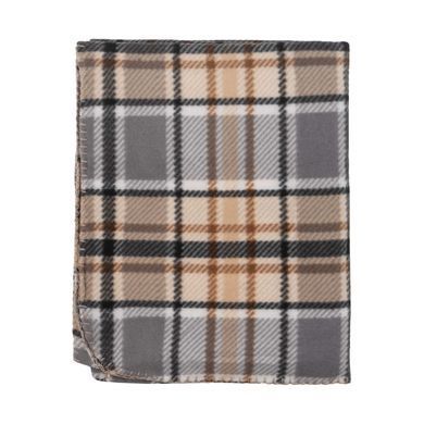 ARDESTO Плед Ardesto Fleece 130x160см, 100% поліестер, клітинка, сірий