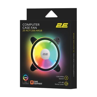2E Gaming Корпусный вентилятор Air Cool ACF1206-ARGB 120мм 1200rpm 6pin 25dBa 2E-ACF1206-ARGB фото