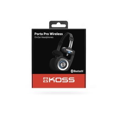 Koss Навушники On-Ear Porta Pro, BT 5.2, Wireless, Mic, Чорний 197675.102 фото