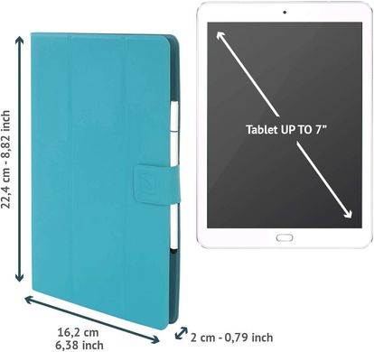 Чохол Tucano Facile Plus Universal для планшетів 7-8", блакитний TAB-FAP8-Z фото