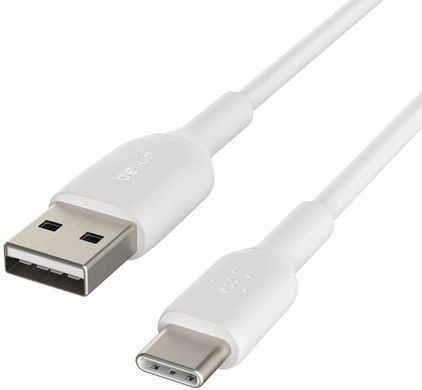 Belkin Кабель USB-A > USB-C заряджання/синхронізації 2м, 15Вт, Type-C, PVC, білий CAB001BT2MWH фото