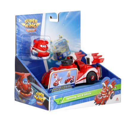 Super Wings Игровой набор Spinning Vehicle Джетт (Jett) EU770310 фото