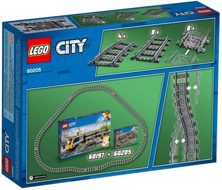 Конструктор LEGO City Рельсы 60205 фото