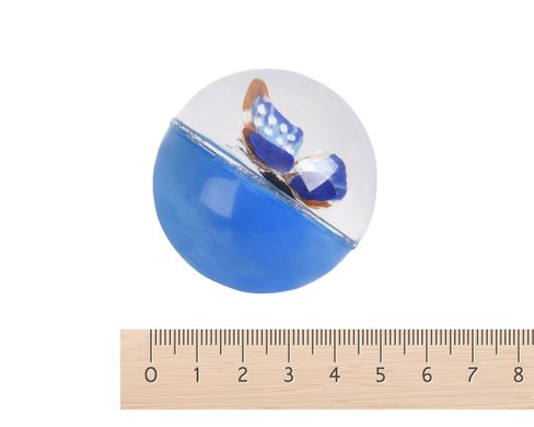 Мячик-попрыгун goki Бабочка синяя 16019G-1 фото