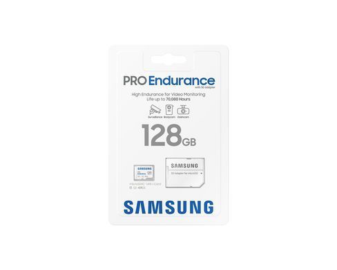 Samsung Карта памяти microSD 128GB C10 UHS-I R180MB/s PRO Endurance + SD MB-MJ128KA/EU фото
