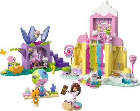 LEGO Конструктор Gabby's Dollhouse Гора сладостей и сад Китти 11205 фото