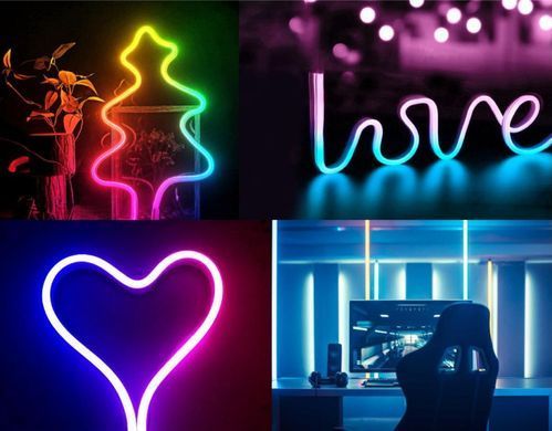 Гнучкий контур Smart LED Twinkly Flex RGB, IP20, довжина 2м, кабель білий TWFL200STW-WEU фото