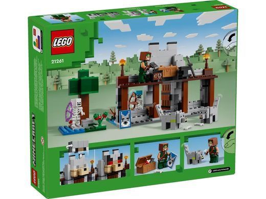 LEGO Конструктор Minecraft Волк с Цитадели 21261 фото