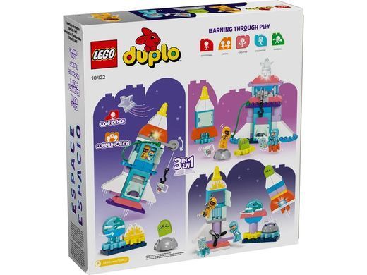LEGO Конструктор DUPLO Town Пригоди на космічному шатлі 3в1 10422 фото