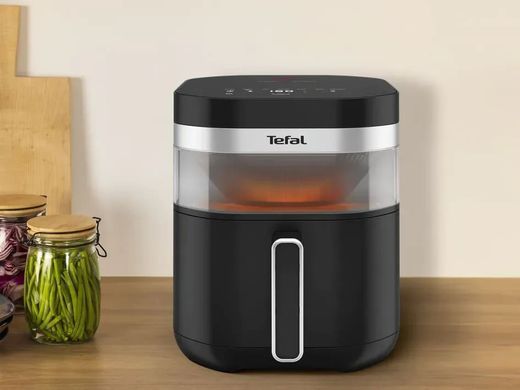 Tefal Tefal air fryer Easy Fry Infrared, 1850W, bowl-7l, sensor control, plastic, black EY8328E0 фото