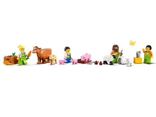 Конструктор LEGO City Farm Тварини на фермі та у хліві 60346 фото