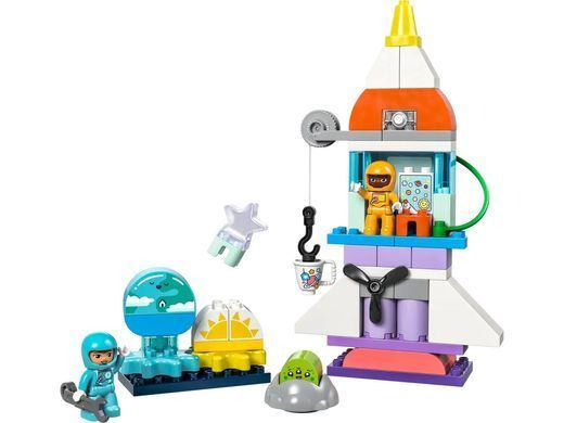 LEGO Конструктор DUPLO Town Пригоди на космічному шатлі 3в1 10422 фото