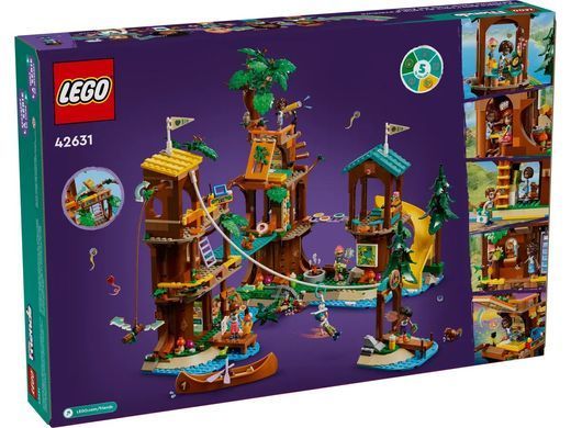 LEGO Конструктор Friends Будиночок на дереві у пригодницькому таборі 42631 фото