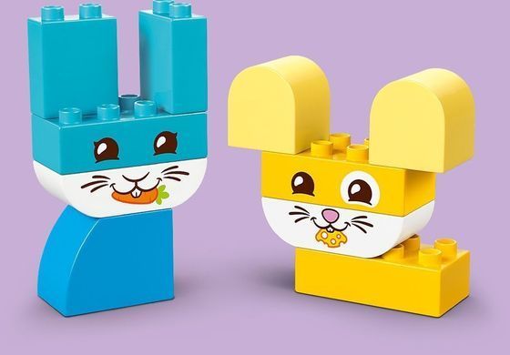 LEGO Конструктор LEGO DUPLO My First Чарівні творчі домашні улюбленці 3 в 1 10477- фото