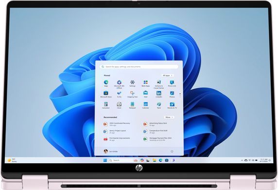 HP Ноутбук HP OmniBook 5 Flip x360 14" 2K IPS Touch, Intel 5-120U, 16GB, F512GB, UMA, DOS, рожевий BV5T6EA фото