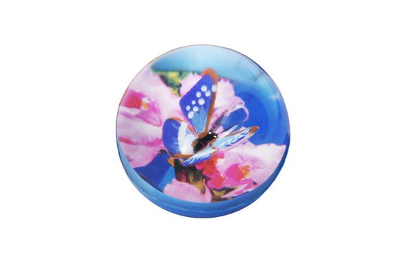 М’ячик-стрибунець goki Метелик синій 16019G-1 фото