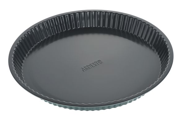 Форма для выпечки Ardesto Tasty baking круглая 30*3 см, серый,голубой, углеродистая сталь AR2303T фото