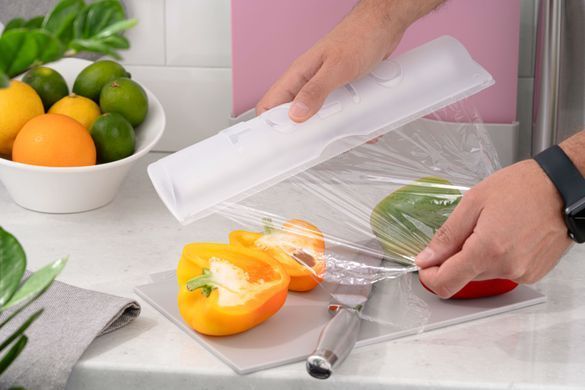 ARDESTO Кухонний диспенсер для харчової плівки та фольги Fresh, 90 х 336 х 55 мм, прозорий, пластик AR1336TP фото