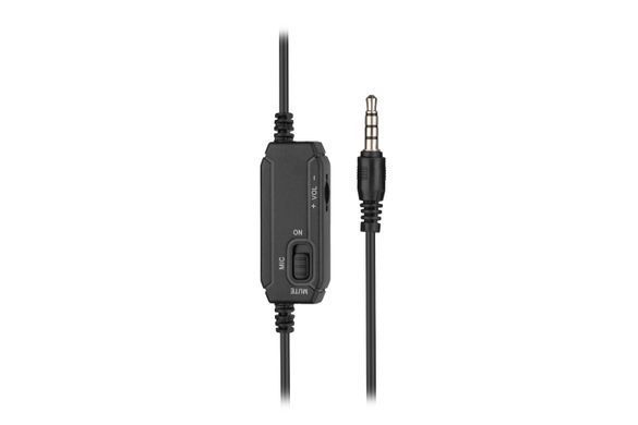 2E Гарнітура ПК моно On-ear CH11 mini-jack, omni-mic, 1.2м, чорний 2E-CH11MJ фото