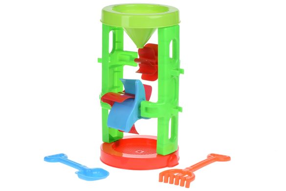 Игрушка для песочницы Same Toy Мельница красная с голубым B023Ut-2 фото