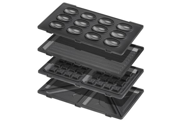 Мультимейкер Ardesto SM-H400S/ 4 змінних плити/700Вт/чорний+метал SM-H400S фото