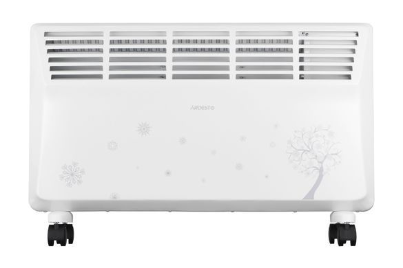 Конвектор электрический Ardesto CHB-2000MWPD 2000 Вт, 20 м2, открытый нагрев. элемент, IP20, мех. упр-ние, сушка, белый с узором CHB-2000MWPD фото