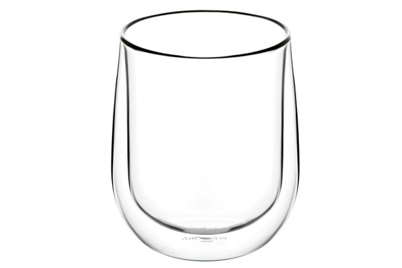 Набір чашок Ardesto з подвійними стінками, 360 мл, H 10,5 см, 2 од., боросилікатне скло AR2636G фото