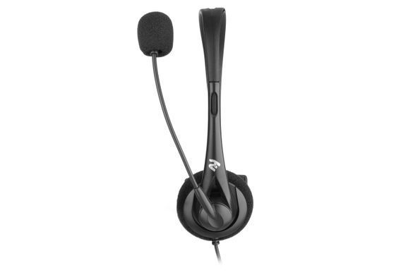 2E Гарнітура ПК моно On-ear CH11 mini-jack, omni-mic, 1.2м, чорний 2E-CH11MJ фото