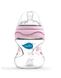 Дитяча пляшечка Nuvita Mimic 150 мл 0м+ Антиколікова, рожева 1 - магазин Coolbaba Toys