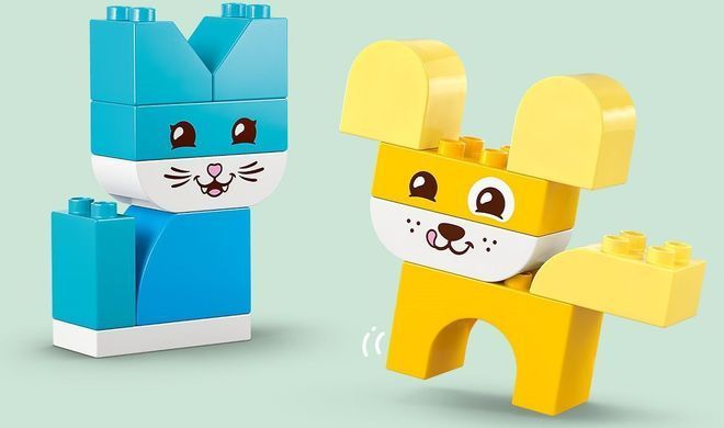 LEGO Конструктор LEGO DUPLO My First Чарівні творчі домашні улюбленці 3 в 1 10477- фото