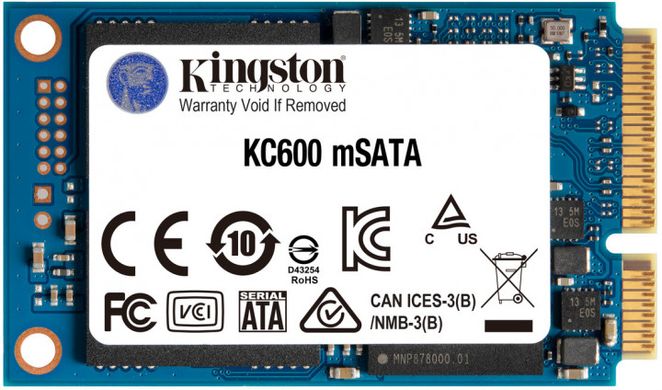 Накопичувач SSD Kingston mSATA 256GB SATA SKC600 SKC600MS/256G фото