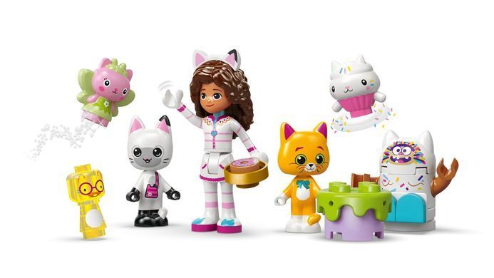 LEGO Конструктор Gabby's Dollhouse Гора сладостей и сад Китти 11205 фото