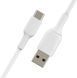Belkin Кабель USB-A > USB-C заряджання/синхронізації 2м, 15Вт, Type-C, PVC, білий 4 - магазин Coolbaba Toys