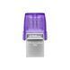Kingston Накопичувач 256GB USB 3.2 Type-A + Type-C DT microDuo 3C R200MB/s 1 - магазин Coolbaba Toys