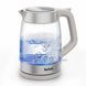 Tefal Електрочайник Glass Kettle 1.7л, скло, з підсвіткою, сріблясто-сірий 2 - магазин Coolbaba Toys