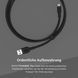 Belkin Кабель USB-A > USB-C заряджання/синхронізації 3м, 60Вт, Type-C, силіконовий з кліпсою, чорний 5 - магазин Coolbaba Toys