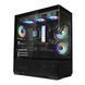 Zalman Корпус Chronix без БП, 1xUSB3.0, 1xUSB2.0, 1x Type C, 2x120мм ARGB Reverse, 1x120мм ARGB, VGA 410мм, LCS ready, TG Side/Front Panel, ATX, чёрный 1 - магазин Coolbaba Toys