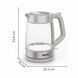 Tefal Електрочайник Glass Kettle 1.7л, скло, з підсвіткою, сріблясто-сірий 3 - магазин Coolbaba Toys