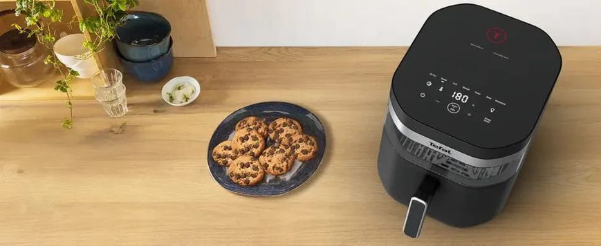 Tefal Tefal air fryer Easy Fry Infrared, 1850W, bowl-7l, sensor control, plastic, black EY8328E0 фото