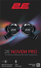 2E Наушники Novem Pro True Wireless Waterproof Mic Black 2E-EBTWNPBK фото